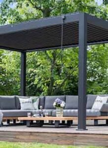 مظلات الالمنيوم الثابتة